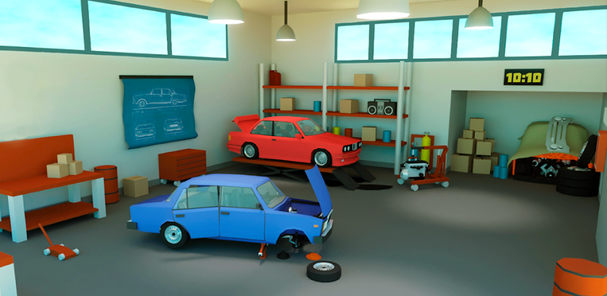 Retro Garage Car Mechanic Simulator 